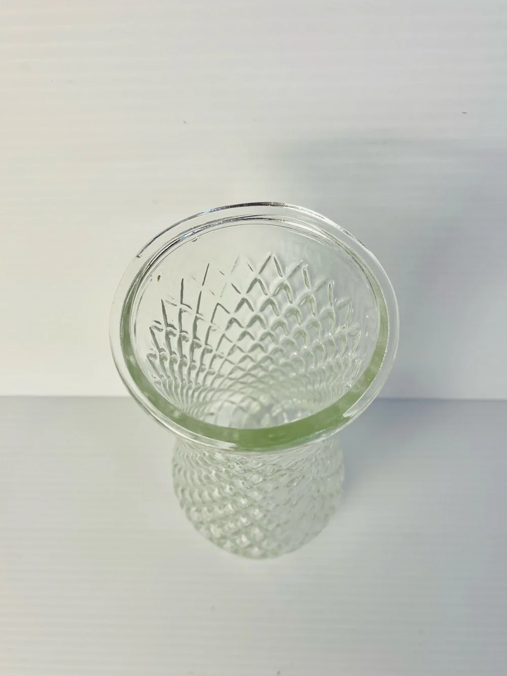 8” Vintage Style Glass Vase